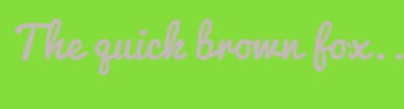 Image with Font Color C3B7B7 and Background Color 84DD3A
